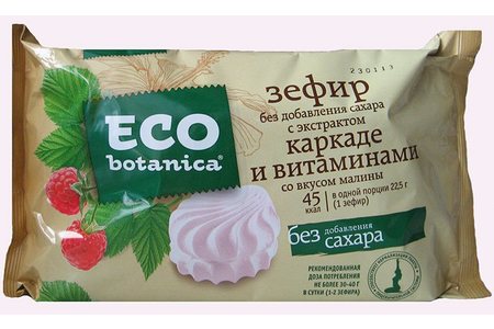 Отзыв на  Зефир Рот Фронт 'Eco-botanika' малина с каркаде  
